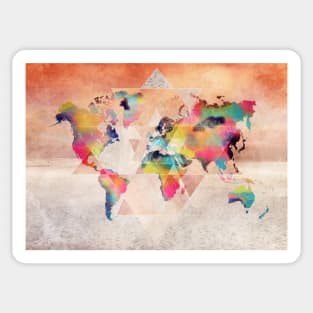 world map future  #map #worldmap Sticker